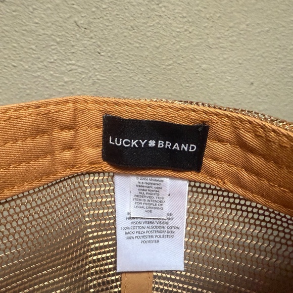 Modelo Cerveza Brown Snapback Hat Lucky Brand Exclusive - Picture 6 of 6